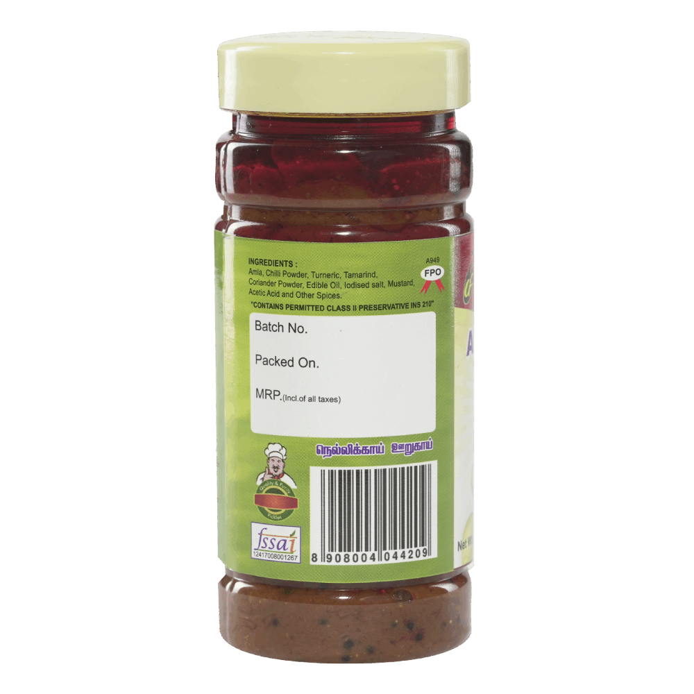 Amla Pickle-250G – Amirtham Foods
